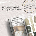 🎁 Kit Recetario + Etiquetas Canva
